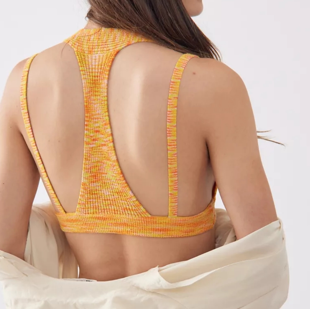 UO Carina Strappy Sweater Cropped Top